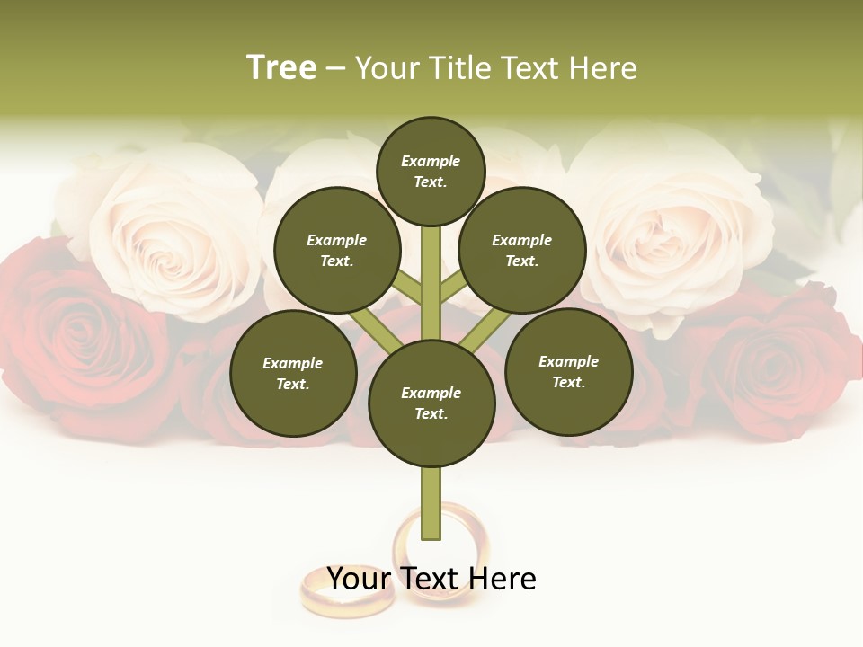 Married Marriage Rose PowerPoint Template