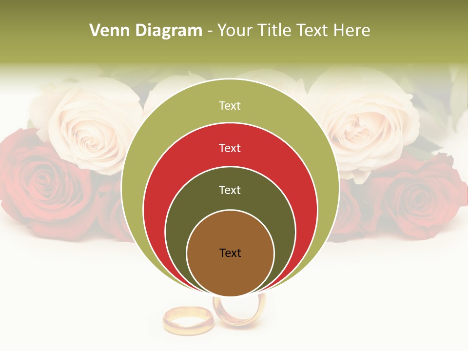 Married Marriage Rose PowerPoint Template