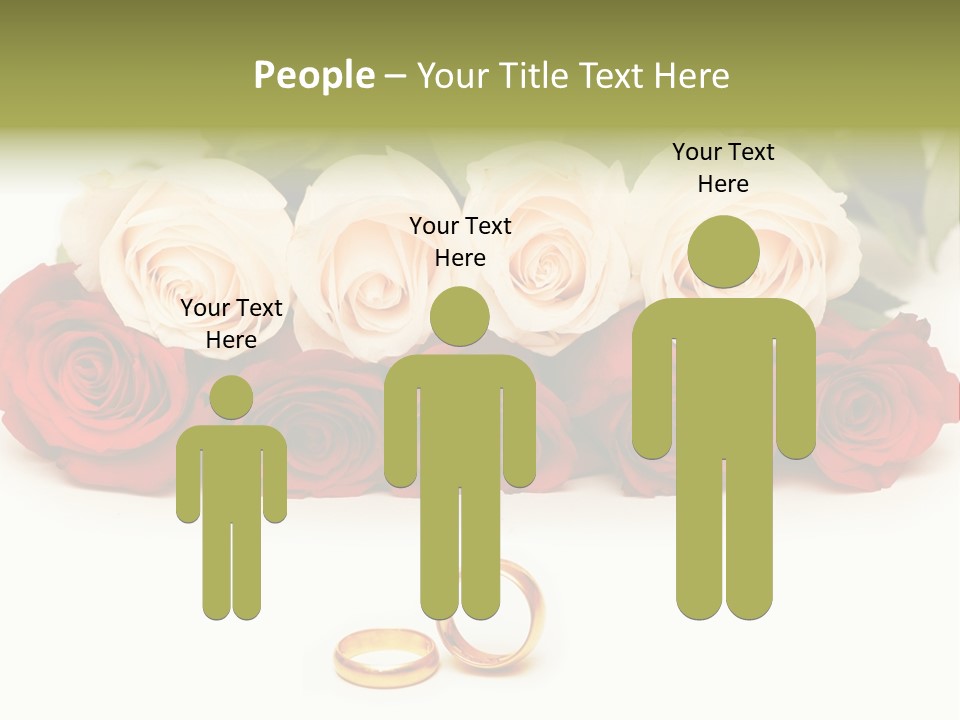 Married Marriage Rose PowerPoint Template