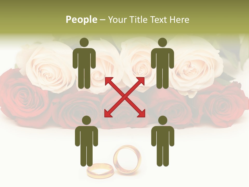 Married Marriage Rose PowerPoint Template