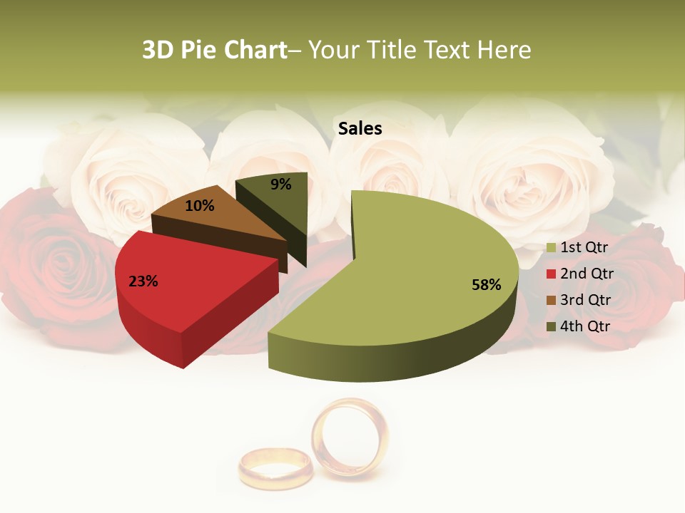 Married Marriage Rose PowerPoint Template