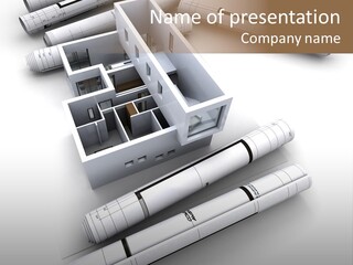 Dwelling Plan Domestic PowerPoint Template