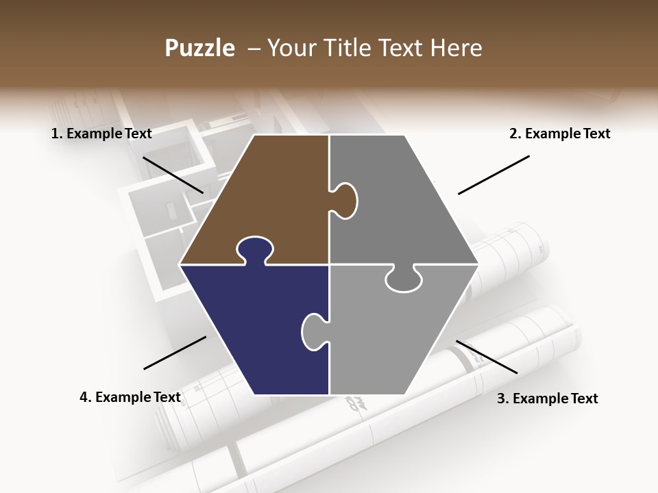 Dwelling Plan Domestic PowerPoint Template