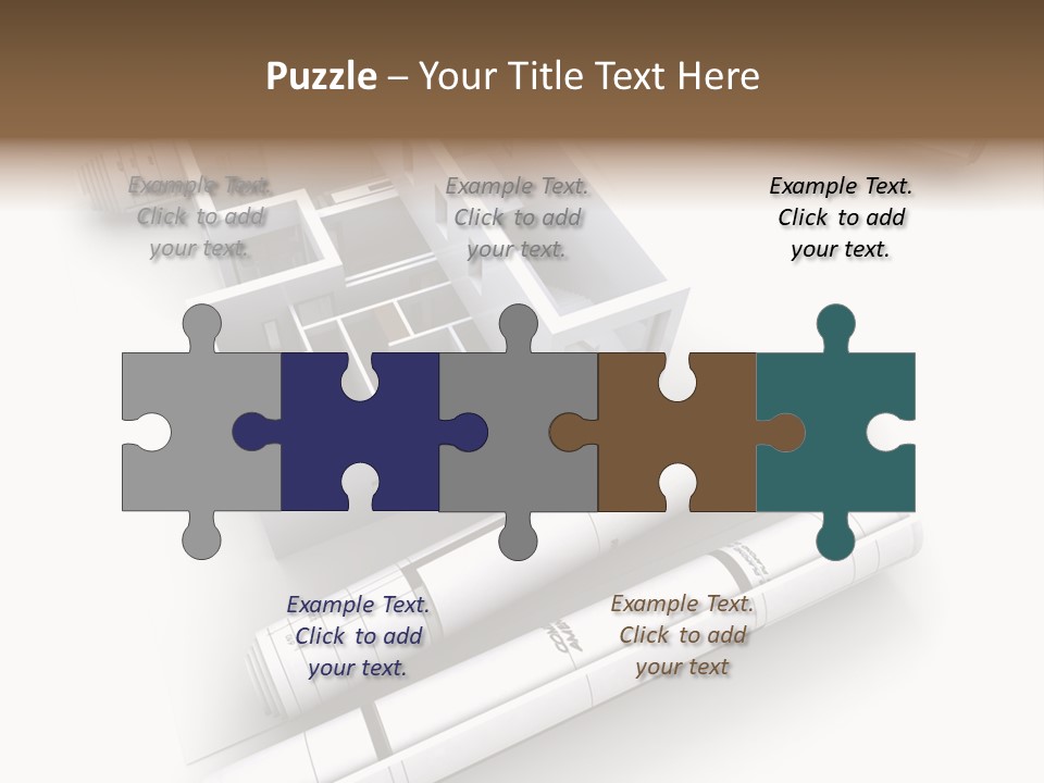 Dwelling Plan Domestic PowerPoint Template