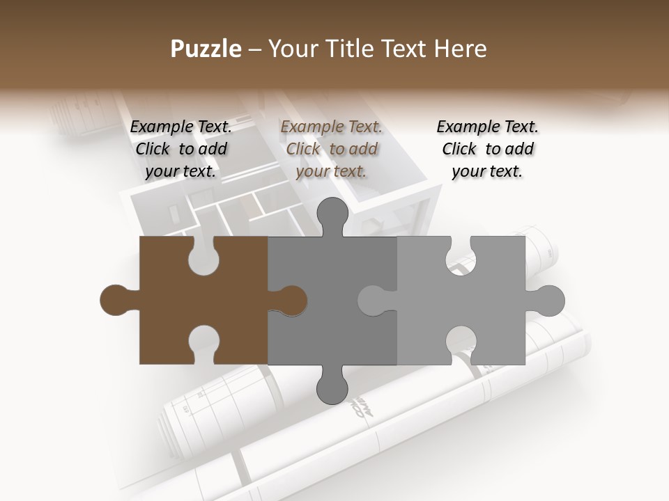 Dwelling Plan Domestic PowerPoint Template