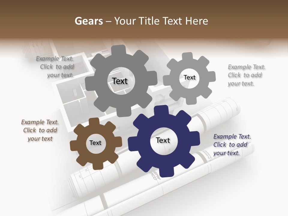 Dwelling Plan Domestic PowerPoint Template