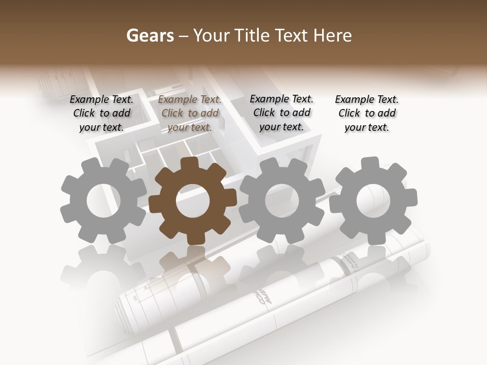 Dwelling Plan Domestic PowerPoint Template
