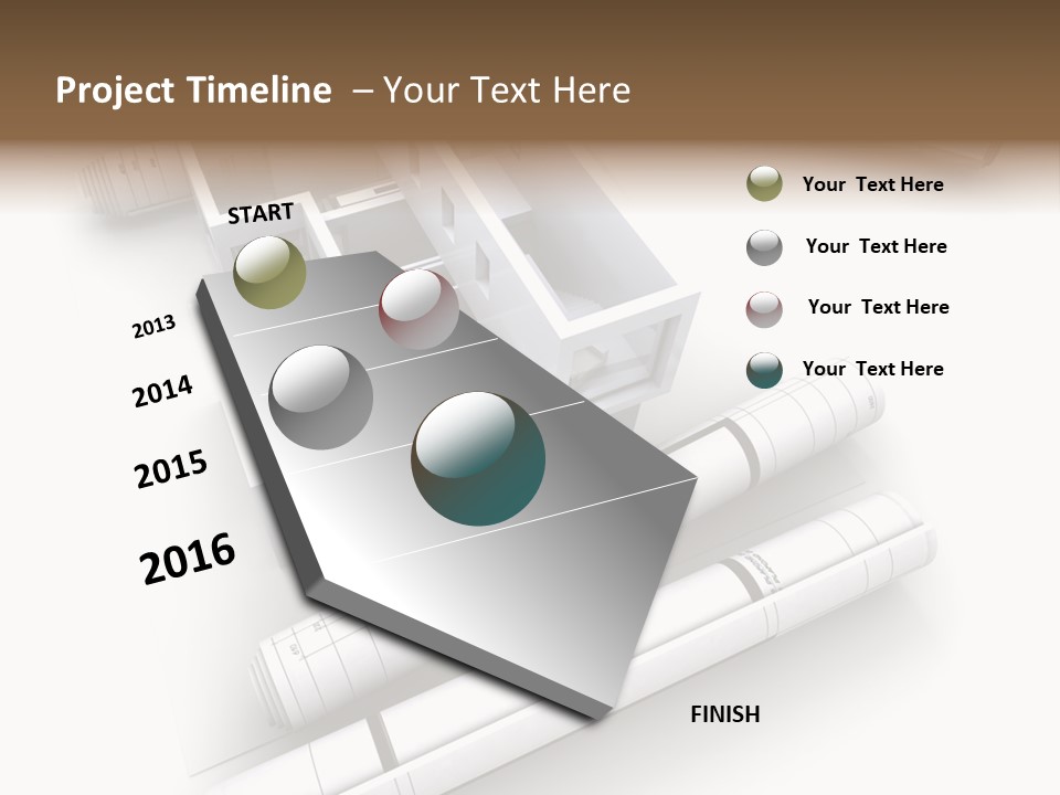 Dwelling Plan Domestic PowerPoint Template