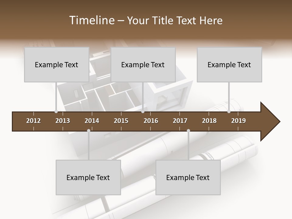 Dwelling Plan Domestic PowerPoint Template
