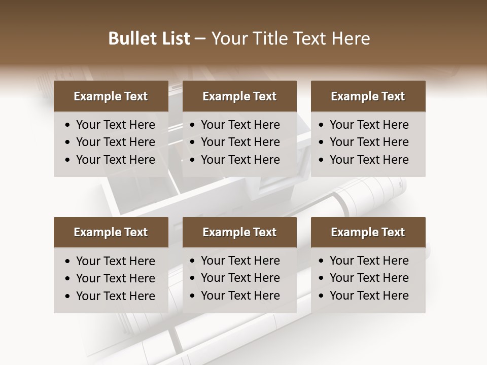 Dwelling Plan Domestic PowerPoint Template