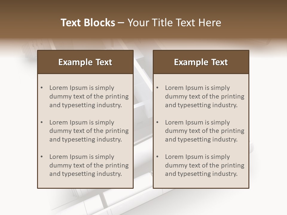 Dwelling Plan Domestic PowerPoint Template