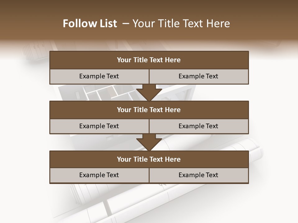 Dwelling Plan Domestic PowerPoint Template