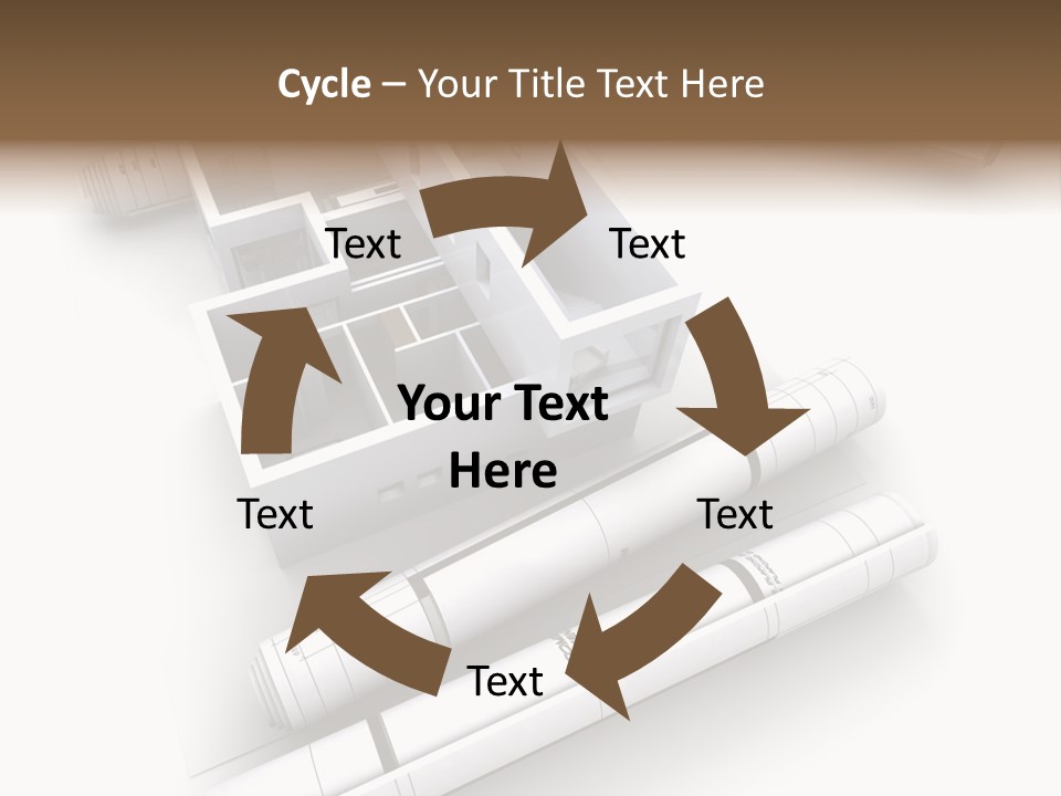 Dwelling Plan Domestic PowerPoint Template