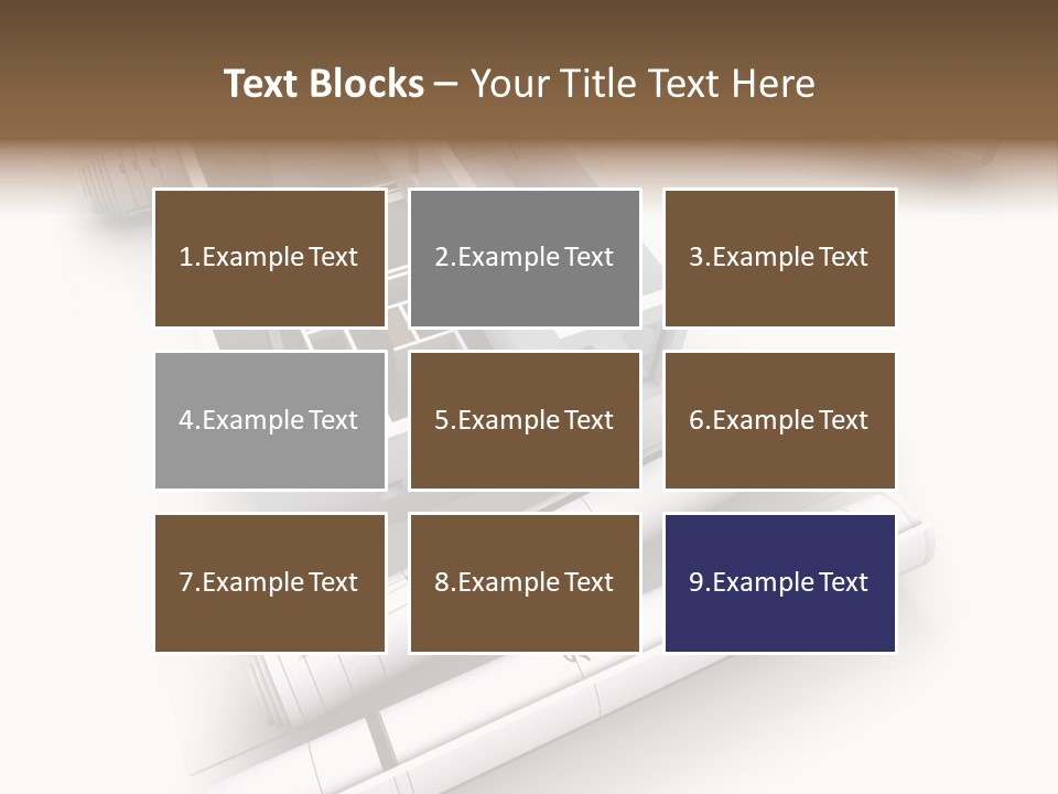 Dwelling Plan Domestic PowerPoint Template
