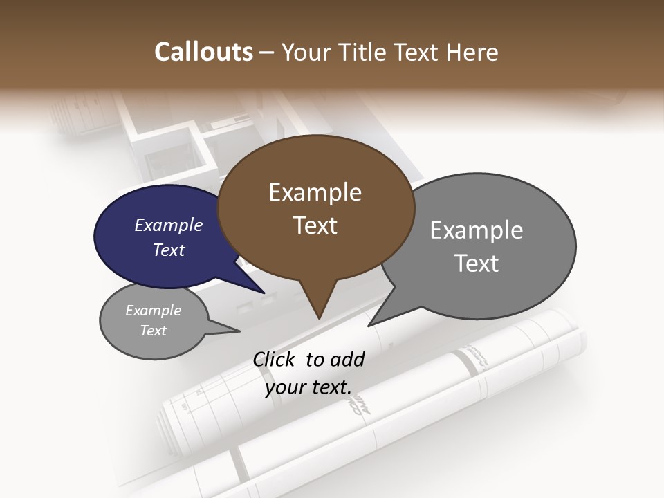 Dwelling Plan Domestic PowerPoint Template