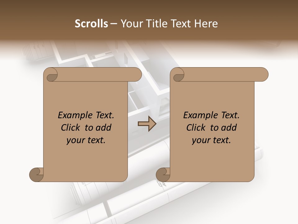 Dwelling Plan Domestic PowerPoint Template