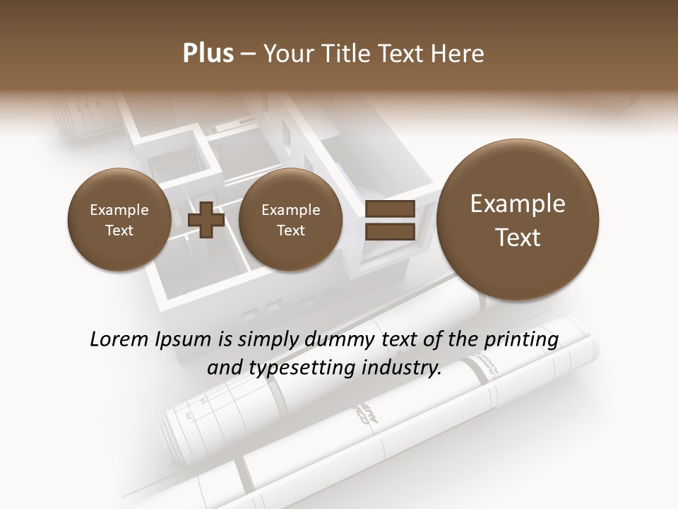 Dwelling Plan Domestic PowerPoint Template