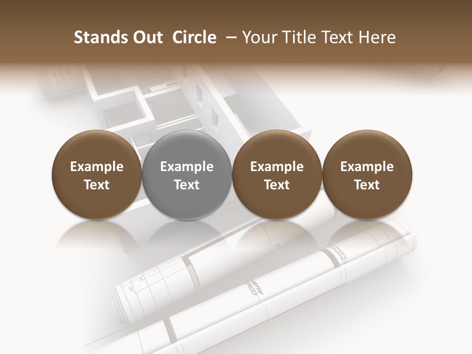 Dwelling Plan Domestic PowerPoint Template
