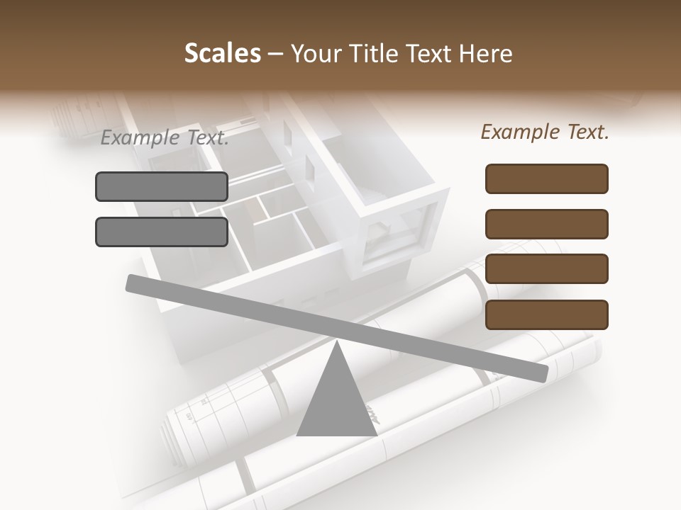 Dwelling Plan Domestic PowerPoint Template