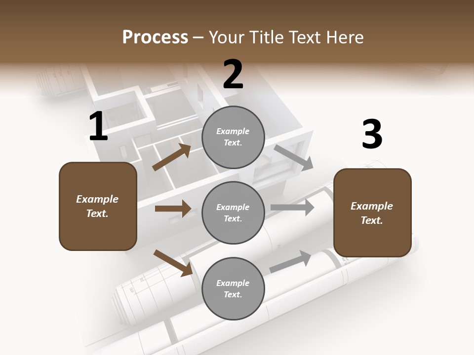 Dwelling Plan Domestic PowerPoint Template