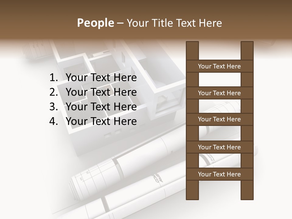 Dwelling Plan Domestic PowerPoint Template