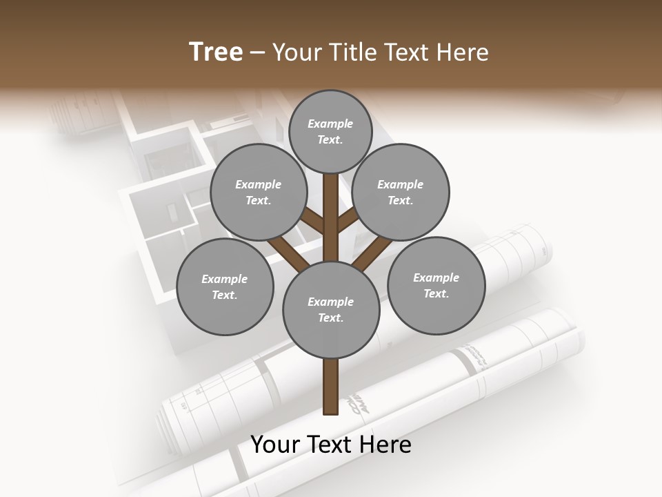 Dwelling Plan Domestic PowerPoint Template