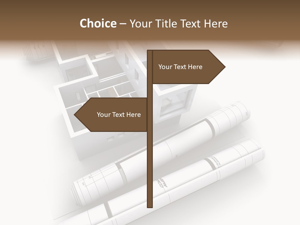 Dwelling Plan Domestic PowerPoint Template