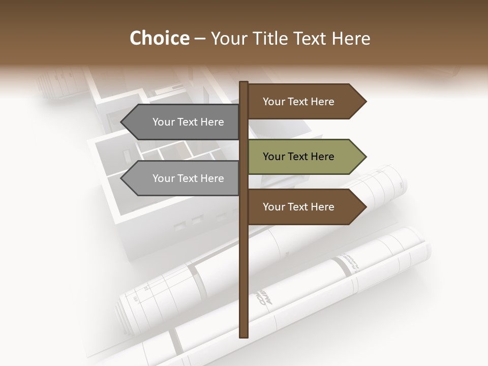Dwelling Plan Domestic PowerPoint Template