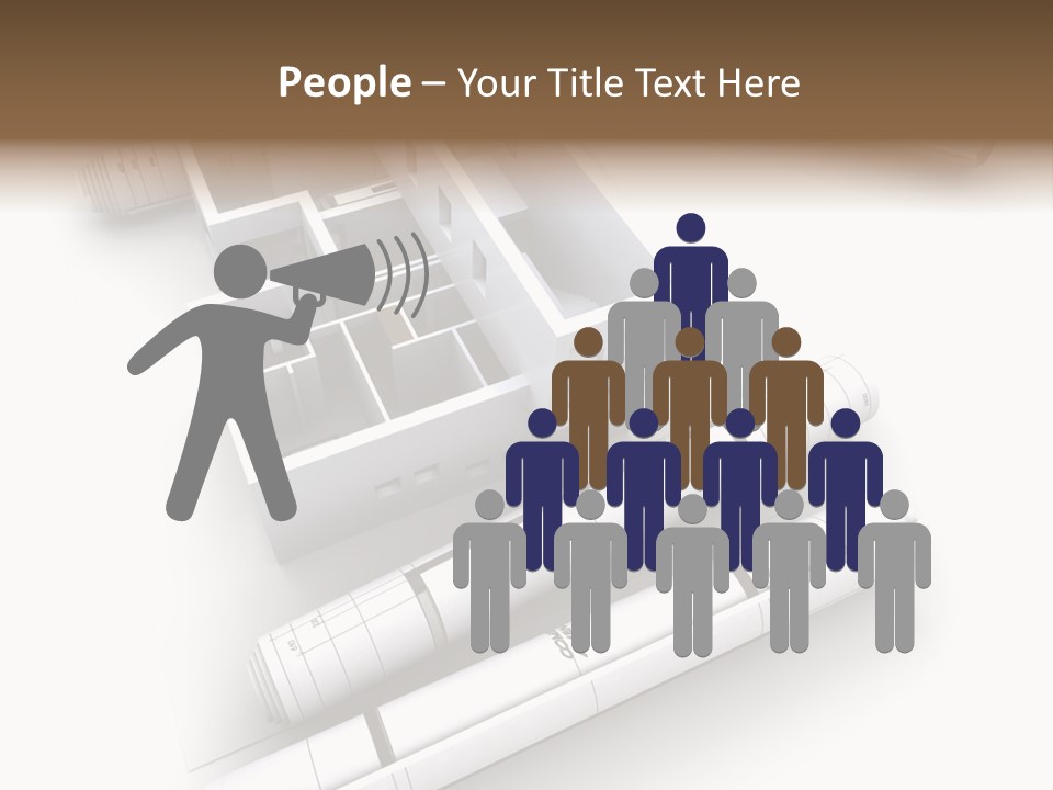 Dwelling Plan Domestic PowerPoint Template