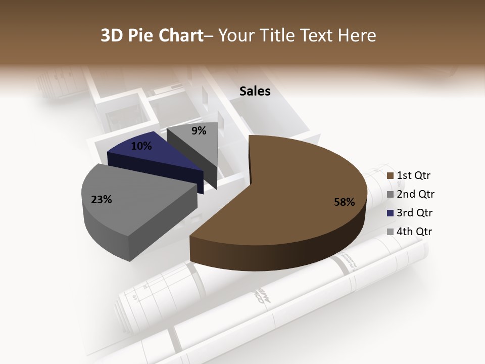 Dwelling Plan Domestic PowerPoint Template