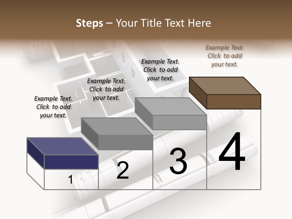 Dwelling Plan Domestic PowerPoint Template