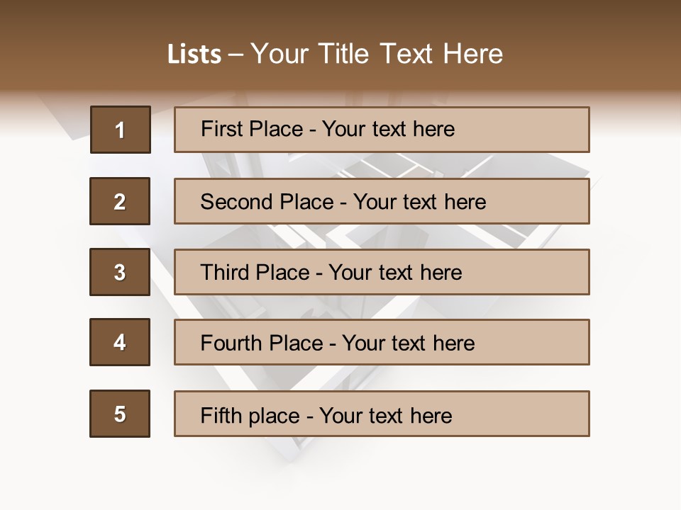 Domestic Construction Dwelling PowerPoint Template