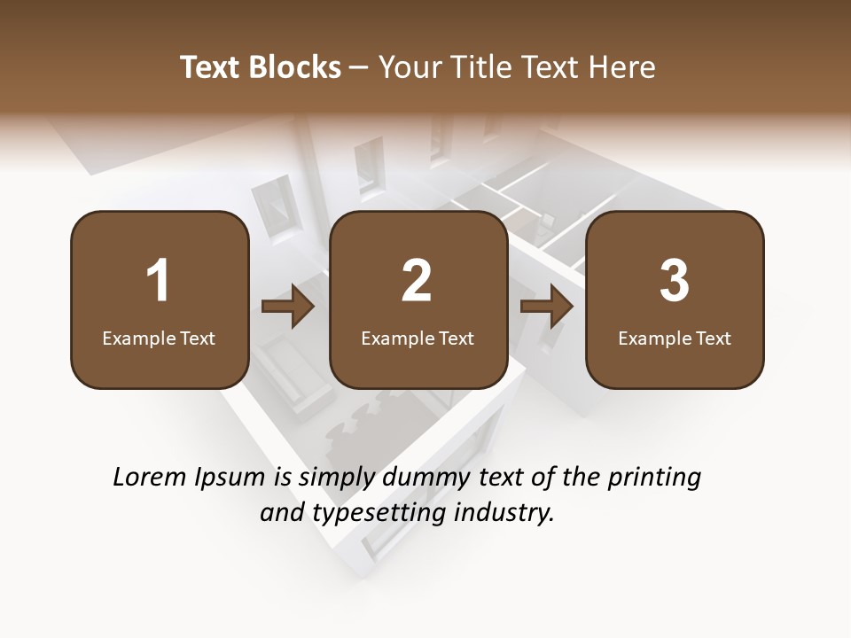 Domestic Construction Dwelling PowerPoint Template