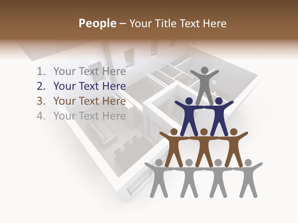 Domestic Construction Dwelling PowerPoint Template