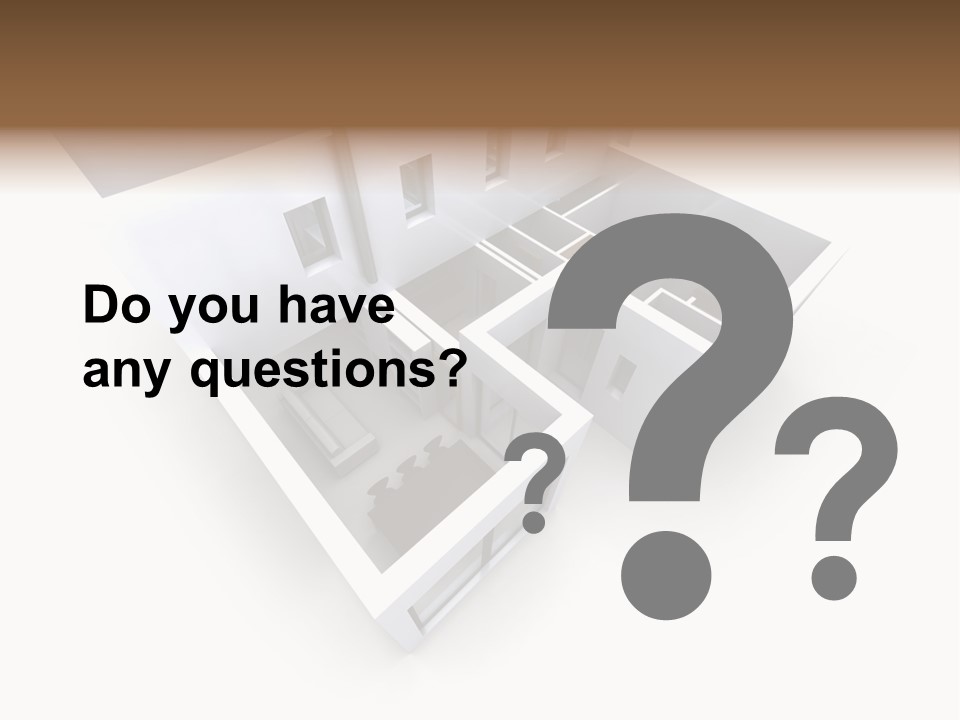 Domestic Construction Dwelling PowerPoint Template