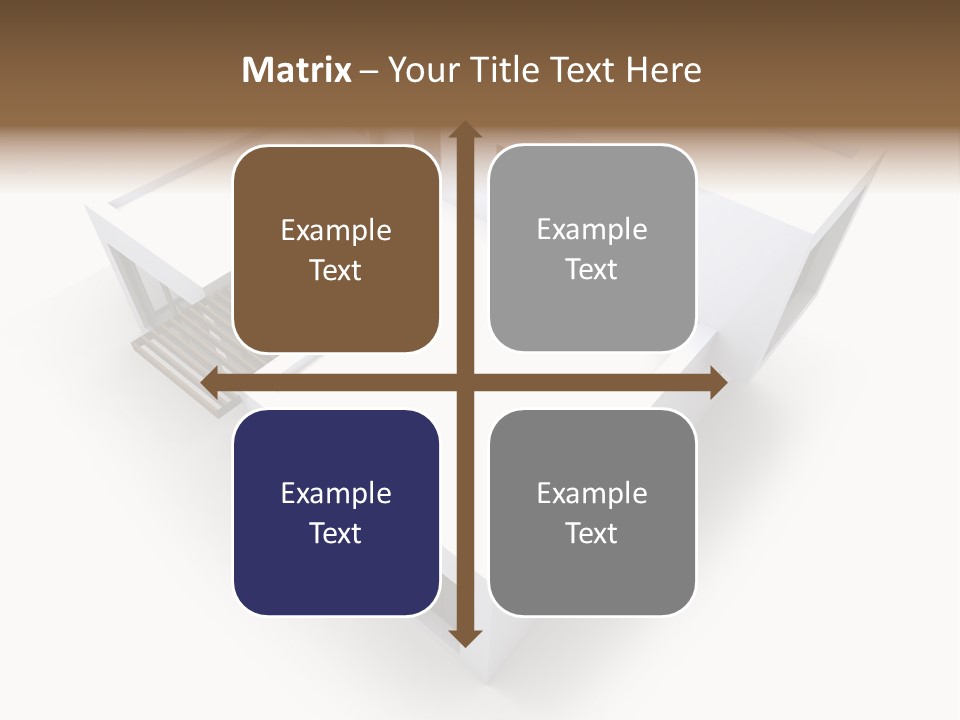Window Chalet Plan PowerPoint Template