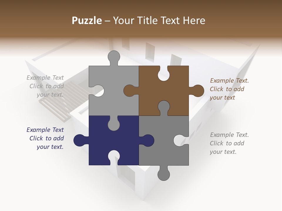 Window Chalet Plan PowerPoint Template