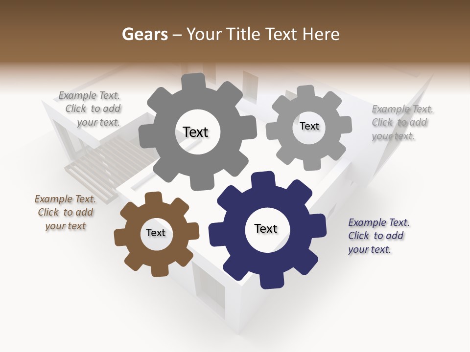 Window Chalet Plan PowerPoint Template