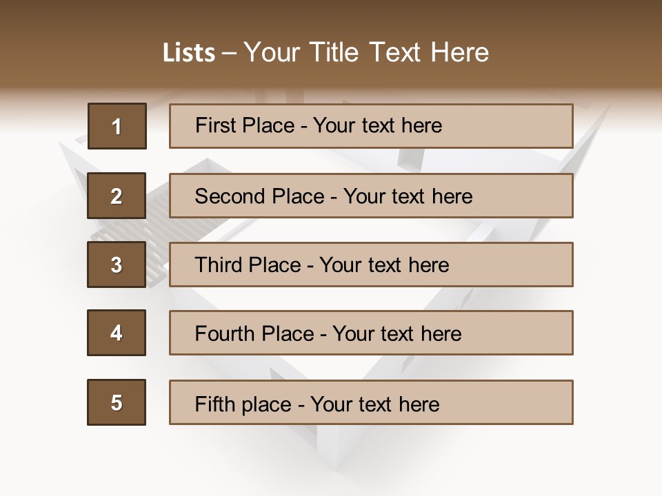 Window Chalet Plan PowerPoint Template