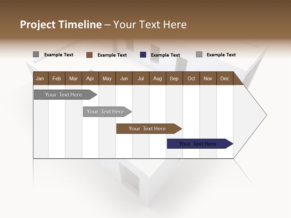 Window Chalet Plan PowerPoint Template