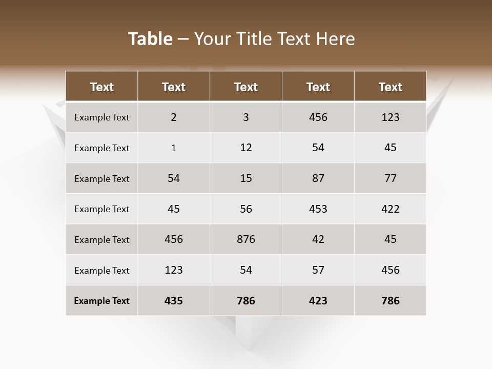 Window Chalet Plan PowerPoint Template
