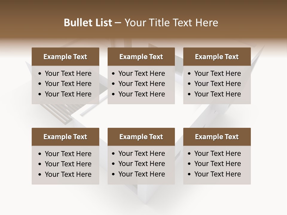 Window Chalet Plan PowerPoint Template