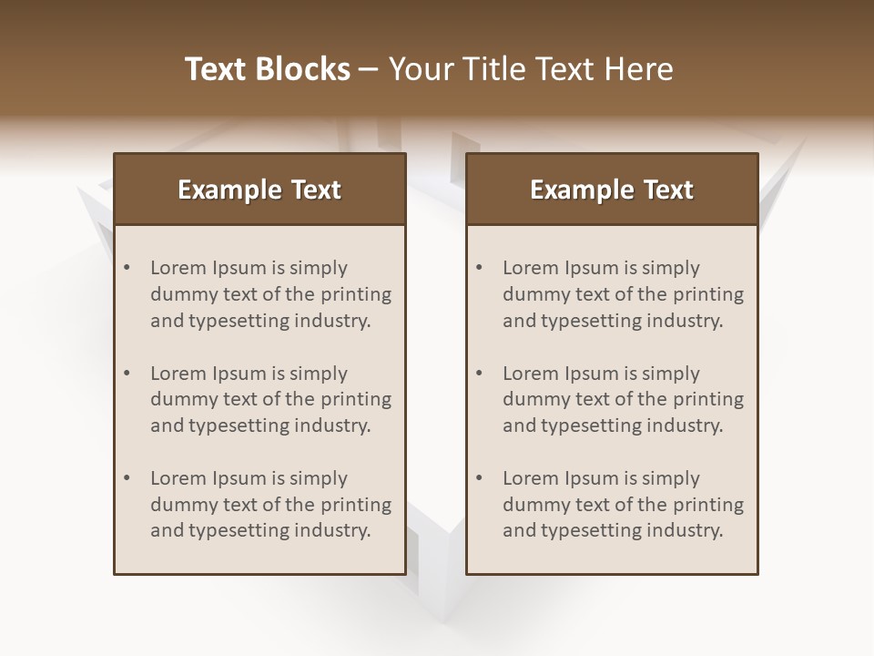 Window Chalet Plan PowerPoint Template