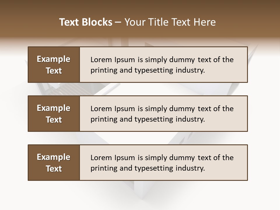 Window Chalet Plan PowerPoint Template