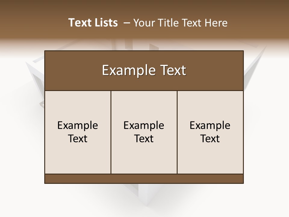 Window Chalet Plan PowerPoint Template