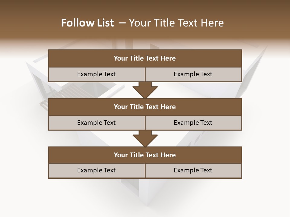 Window Chalet Plan PowerPoint Template
