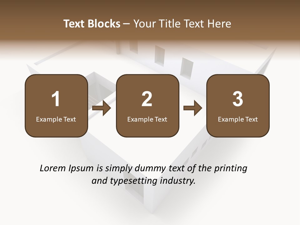 Window Chalet Plan PowerPoint Template