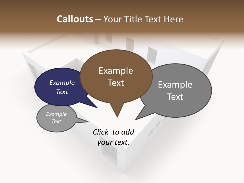 Window Chalet Plan PowerPoint Template