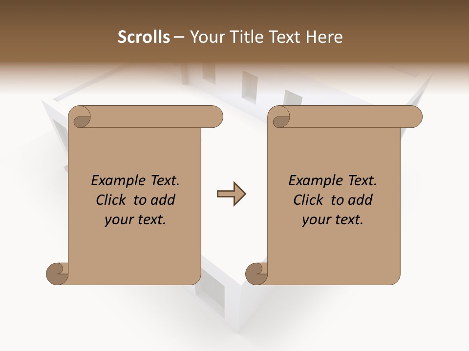 Window Chalet Plan PowerPoint Template