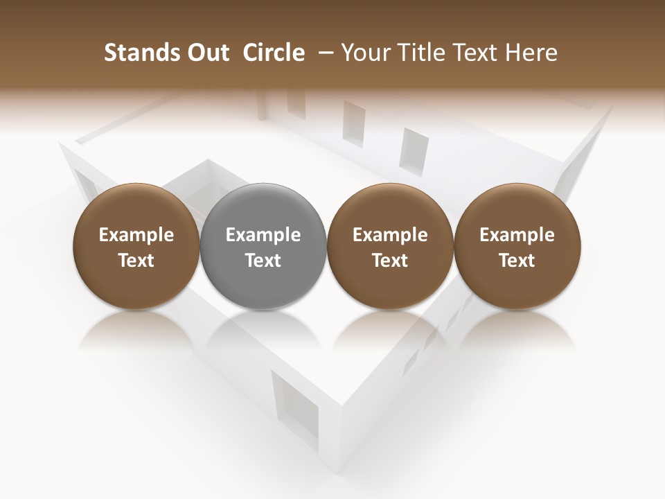 Window Chalet Plan PowerPoint Template